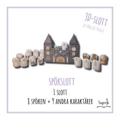 3d-pyssel Spökslott Halloween