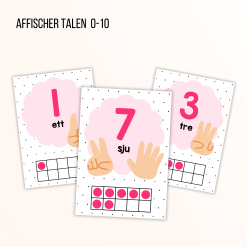 Bildstöd - talen 0-10