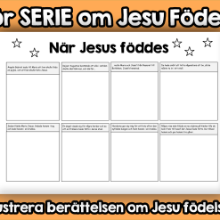 Jesu födelse - Illustrera egen serie