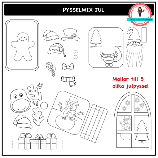 Pysselmix jul