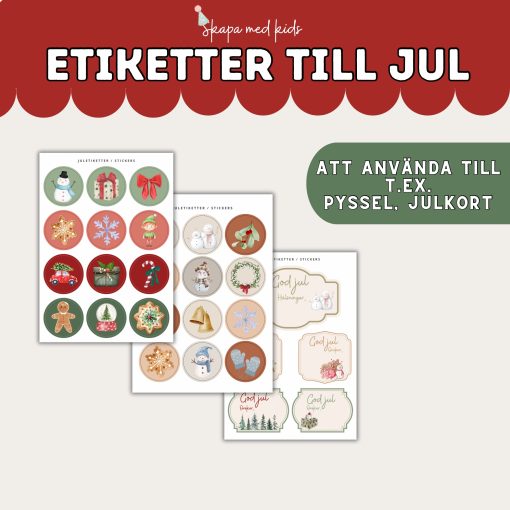 Etiketter till jul