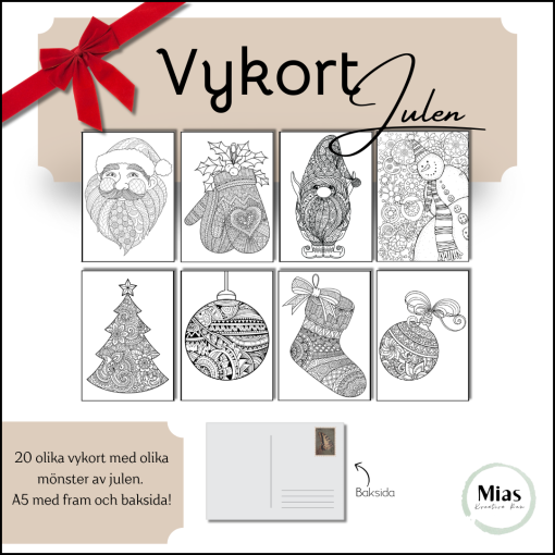 Vykort: julen