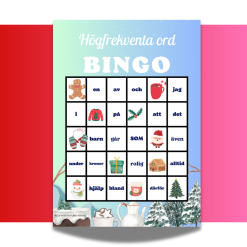 Högfrekventa ord bingo och Ludo