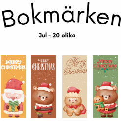 Bokmärken – Jul (20 olika)