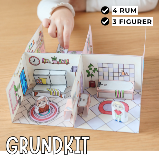 Pyssla dockhus - grundkit