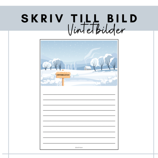 Skriv till bild - vinter
