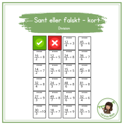 Sant eller falskt -division