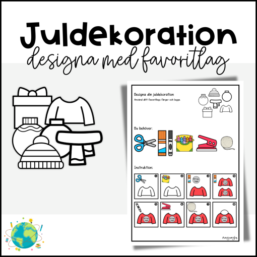Designa juldekoration - Favoritlag
