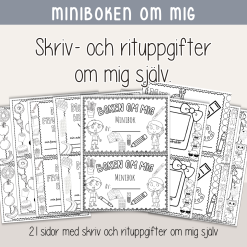 Boken om mig - Minibok med 21 sidor