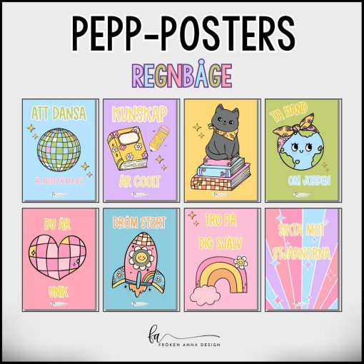 Pepp-posters 4 (regnbåge)