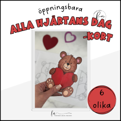 Öppningsbara Alla hjärtans dag - kort