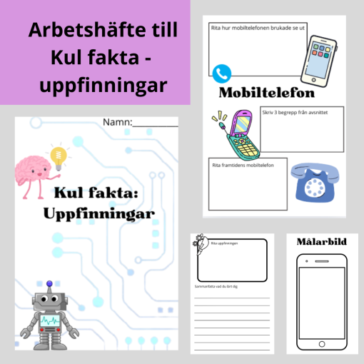 Arbetshäfte till Kul fakta - uppfinningar