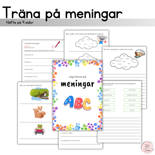 Häfte- Träna på meningar