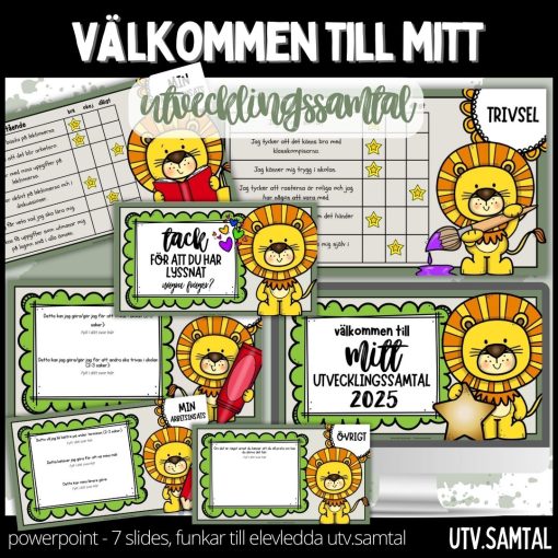 Välkommen till mitt utvecklingssamtal - lejon