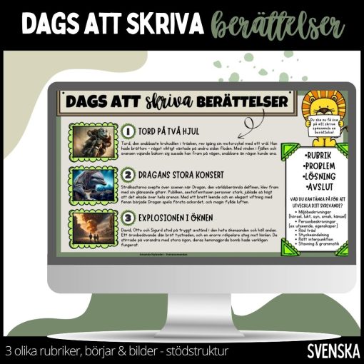 Dags att skriva berättelse - 1
