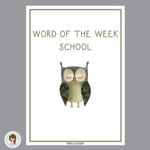 Word of the week - School
