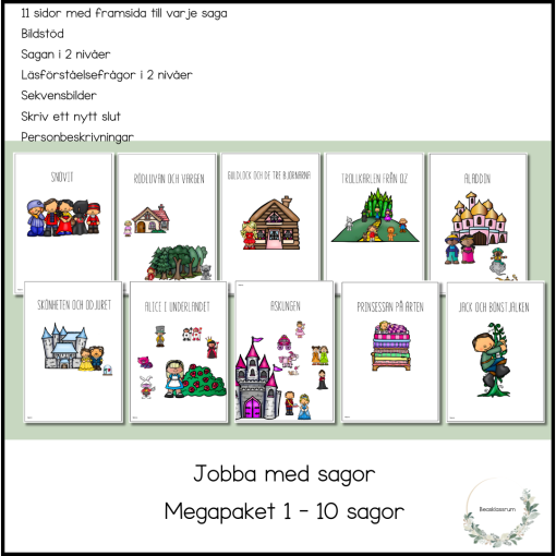 Sagor 10 stycken - megapaket 1
