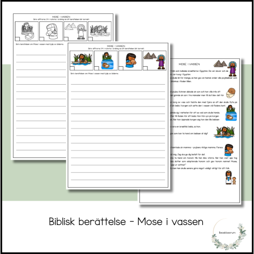 Biblisk berättelse - Moses i vassen