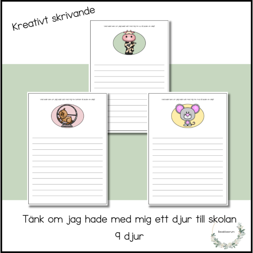 Vad skulle hända om jag hade ett djur med mig till skolan?