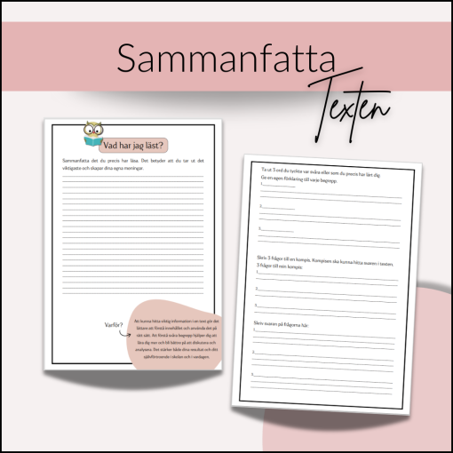 Sammanfatta texten