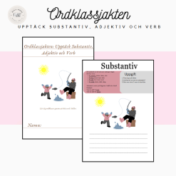 Ordklassjakten: Upptäck substantiv, adjektiv och verb