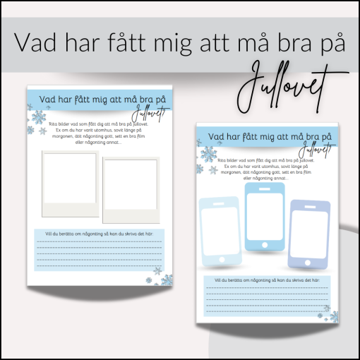 Uppgift efter jullovet
