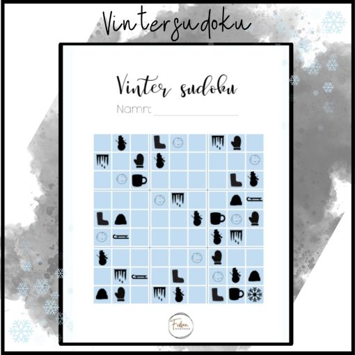 Matematik - Vintersudoku