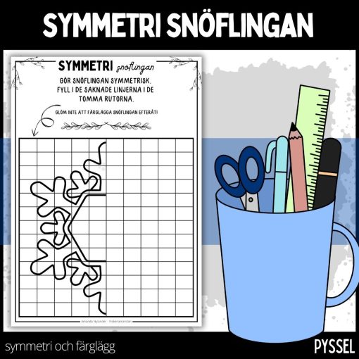 Symmetri - snöflingan