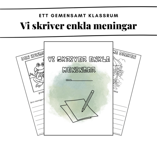 Vi skriver enkla meningar