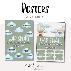 Posters: Var snäll
