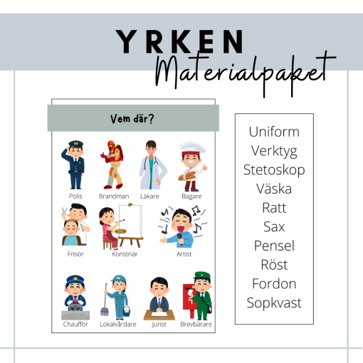 Yrken - materialpaket