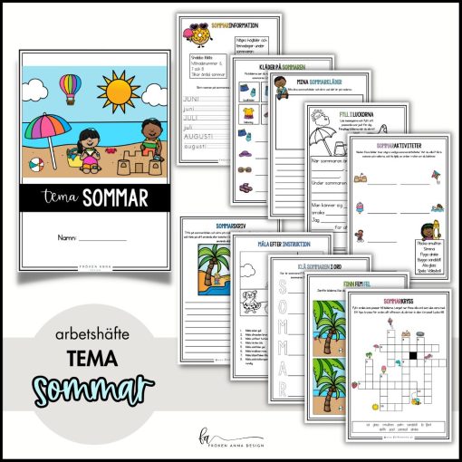 Arbetshäfte: tema sommar