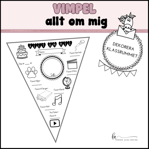 Allt om mig - vimpel