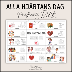Pratkarta alla hjärtans dag