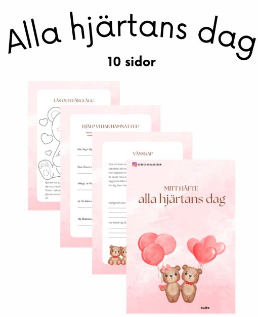 Alla hjärtans dag – Häfte 10 sidor