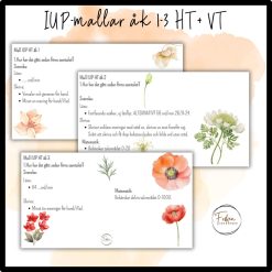 IUP-mallar åk 1-3