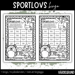 Sportlovsbingo