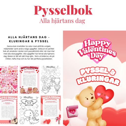 Pysselbok – Alla hjärtans dag