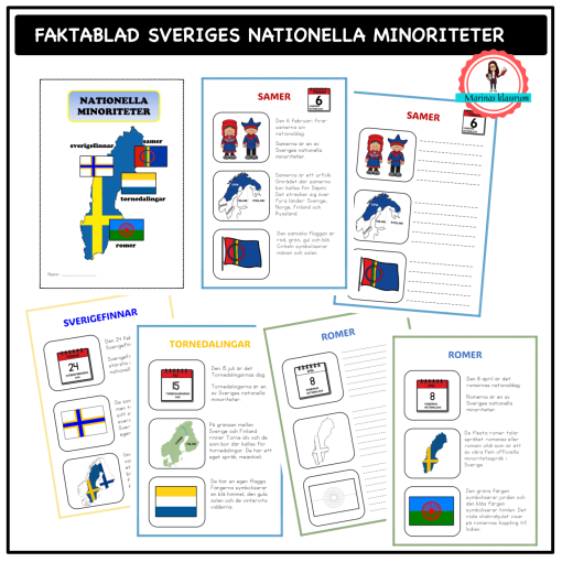 Paket - faktablad om Sveriges fem nationella minoriteter