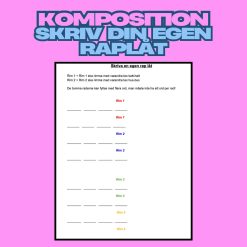 Skriv en egen raplåt