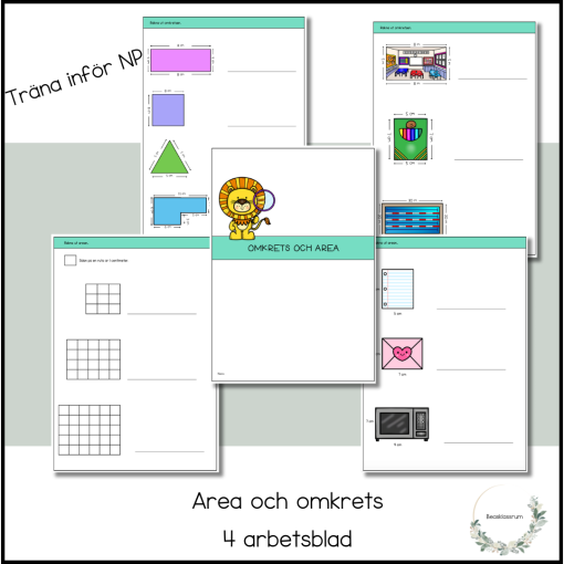 Träna inför NP - area och omkrets