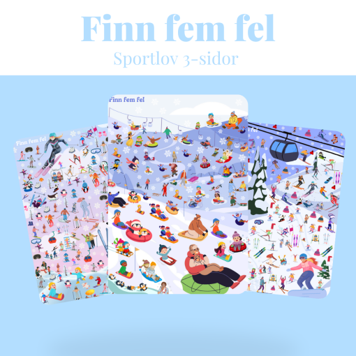 Finn fem fel - sportlov