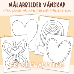 Målarbilder - Tema vänskap