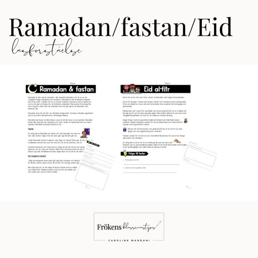 Ramadan/fastan/Eid - Läsförståelse