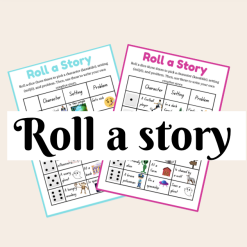 Roll a story game