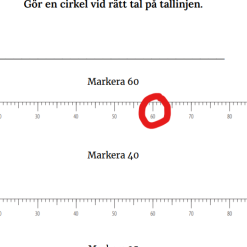 Tallinje markera