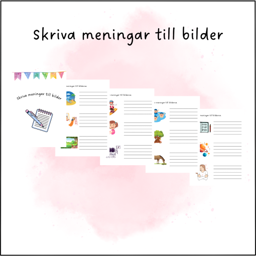 Skriva meningar till bilder