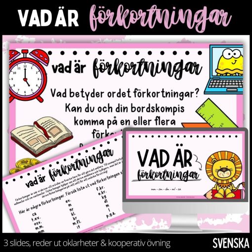 Förkortningar - presentation