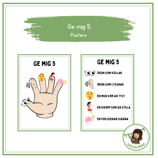 Ge mig 5 (posters)
