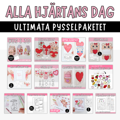 Alla hjärtans dag - Ultimata pysselpaket